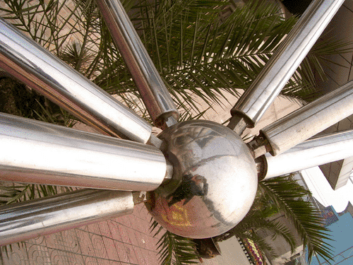 新民不锈钢螺栓球网架